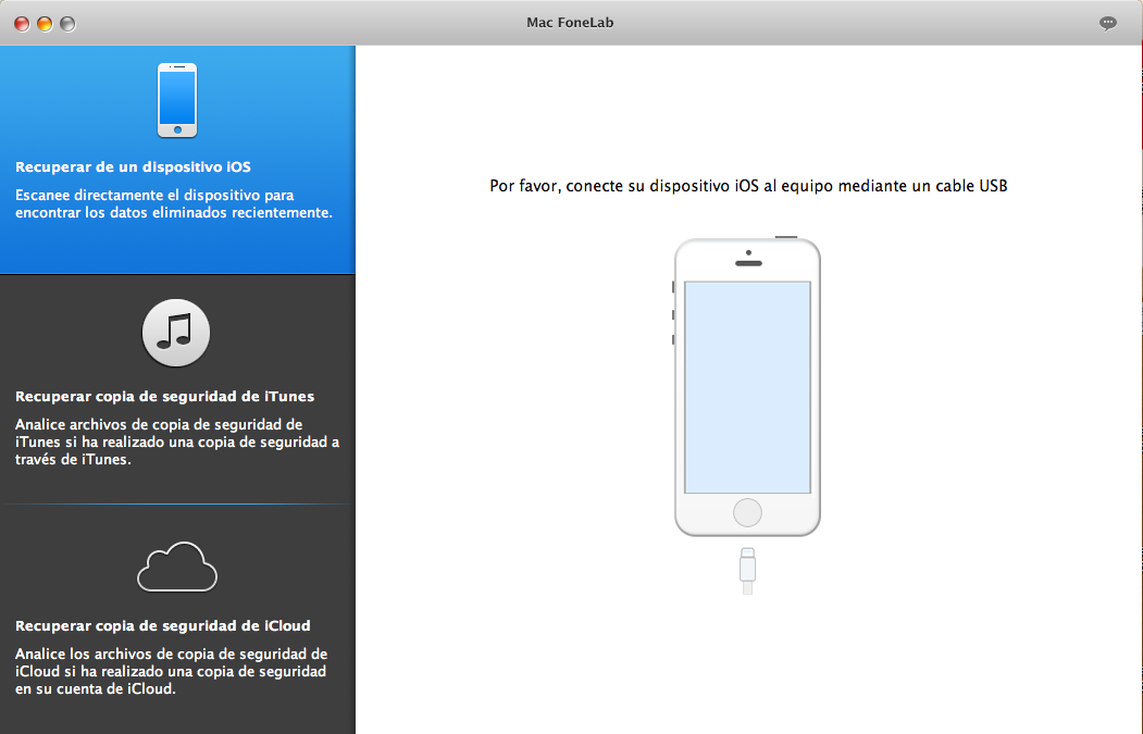 Restaurar datos perdidos de iPhone
