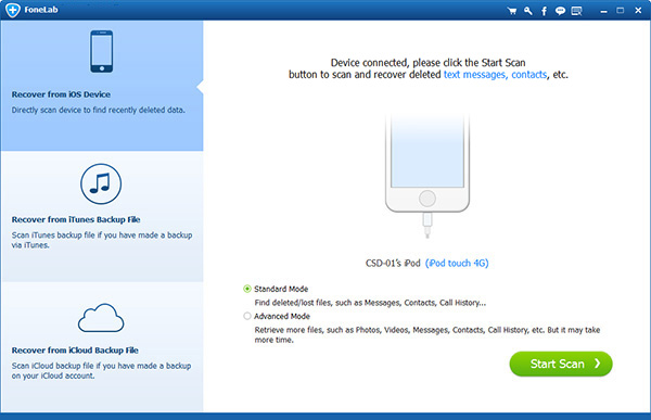 Conectar su iPod al ordenador y hacer un análisis