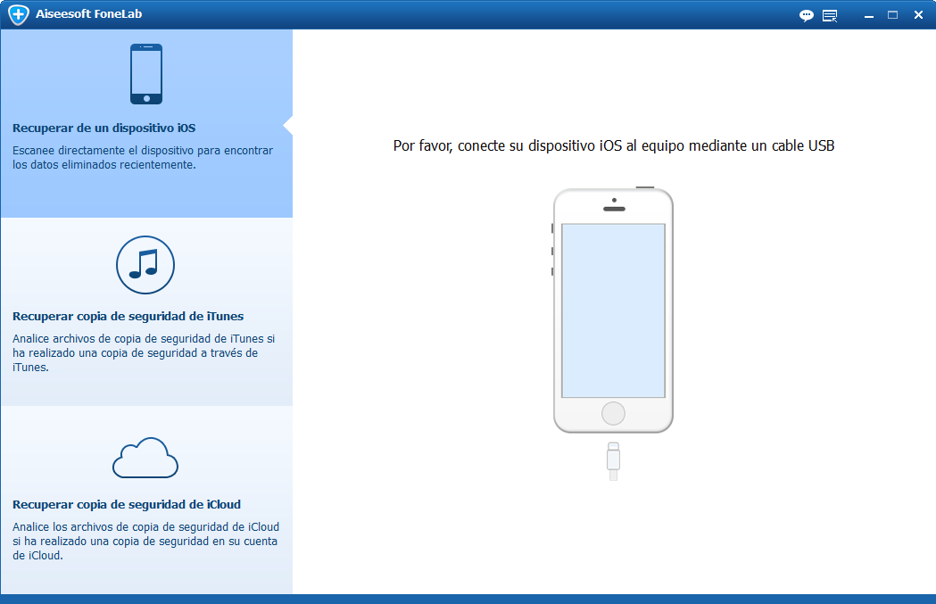 Programa para recuperar datos iPhone