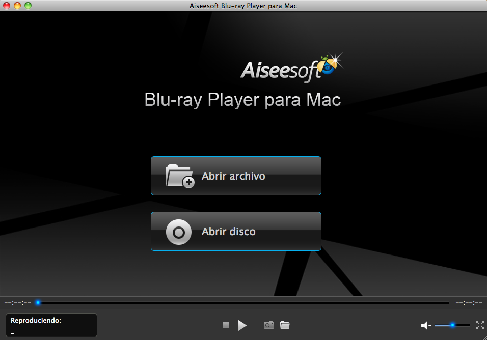 Abrir el reproductor Blu-ray Player