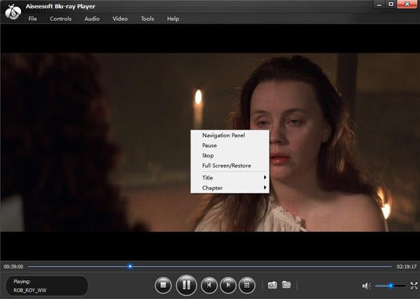 Hacer clic con el botón derecho en su película blu-ray