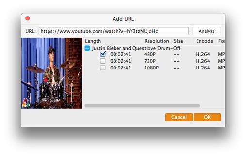 Seleccionar la resolución y descargar su video