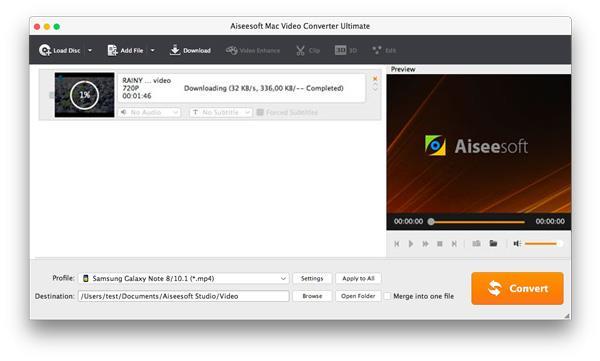El video aparecerá en la interface