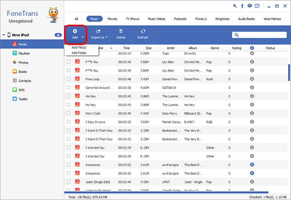 Transferir sus archivos
