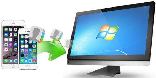 Transferir contactos del iPhone al PC