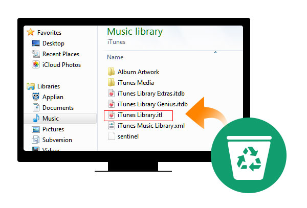 Reconstruir librería de iTunes