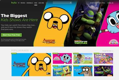 Ver dibujos animados gratis en el Hulu