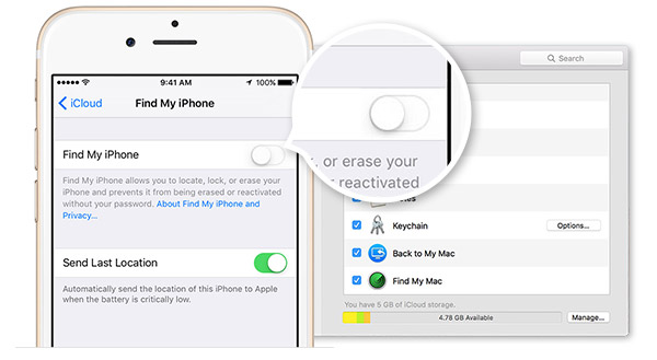 como activar buscar mi iphone en iphone 6 plus