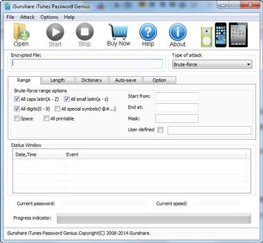 iSunshare iTunes Password Rescuer