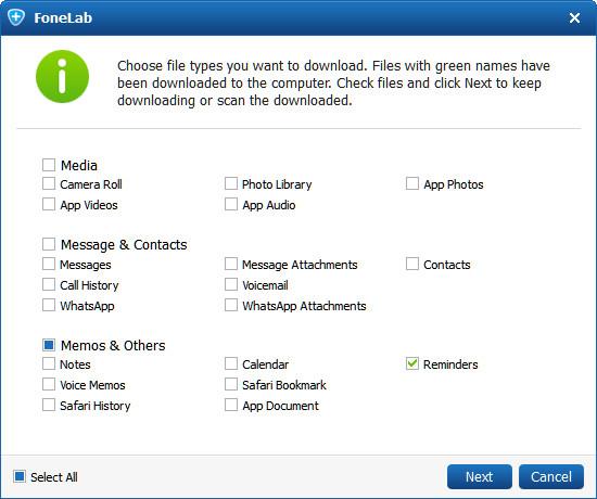 Analizar su copia de seguridad del iCloud