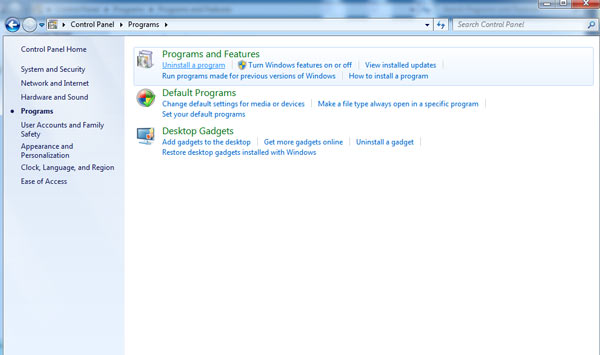 Desinstalar el iTunes