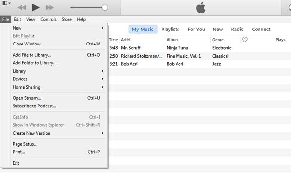 Abrir el iTunes