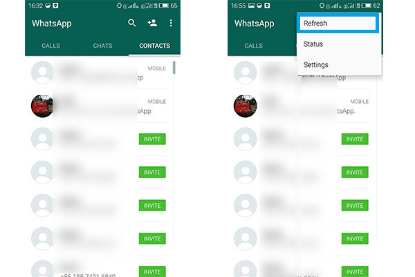 Adicionar Contatos WhatsApp Android FoneTrans