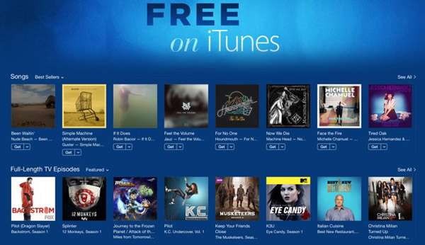 Categoría de películas gratis iTunes Store ScreenRecorder