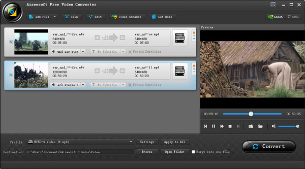 Conversión de videos M4V AiseeSoft Blu-Ray Player
