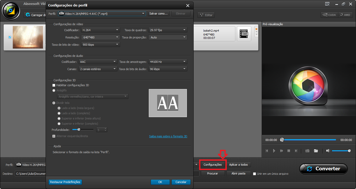 Editar el video MPEG antes de convertirlo