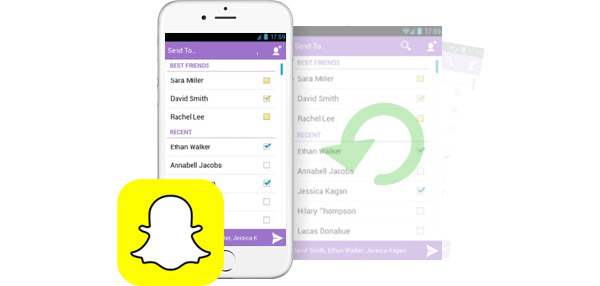 Recuperar mensagens Snapchat  FoneLab