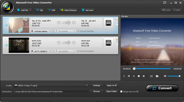 Convertir FLV a MP4 - AiseeSoft Video Converter Ultimate