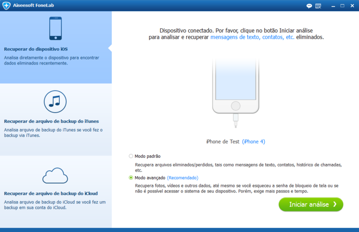 FoneLab - programa para resetear iPhone Roubado