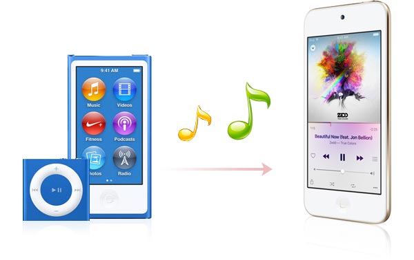 Transferir canciones de un iPod a otro