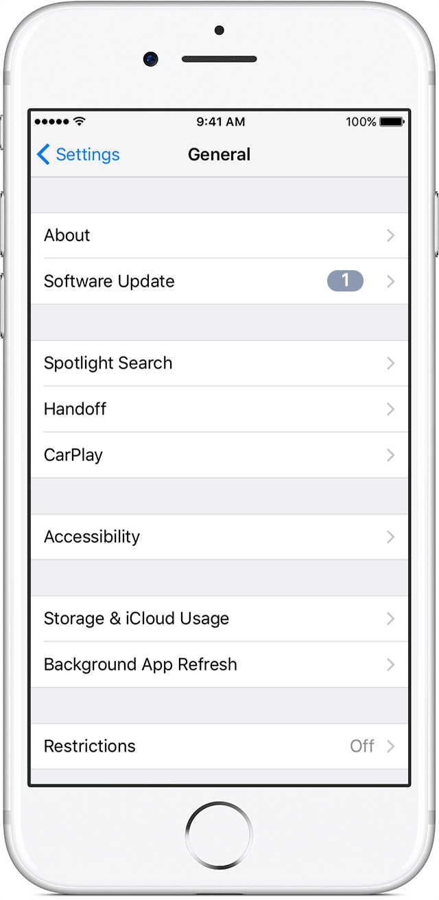 Actualizar iPhone inalámbrico