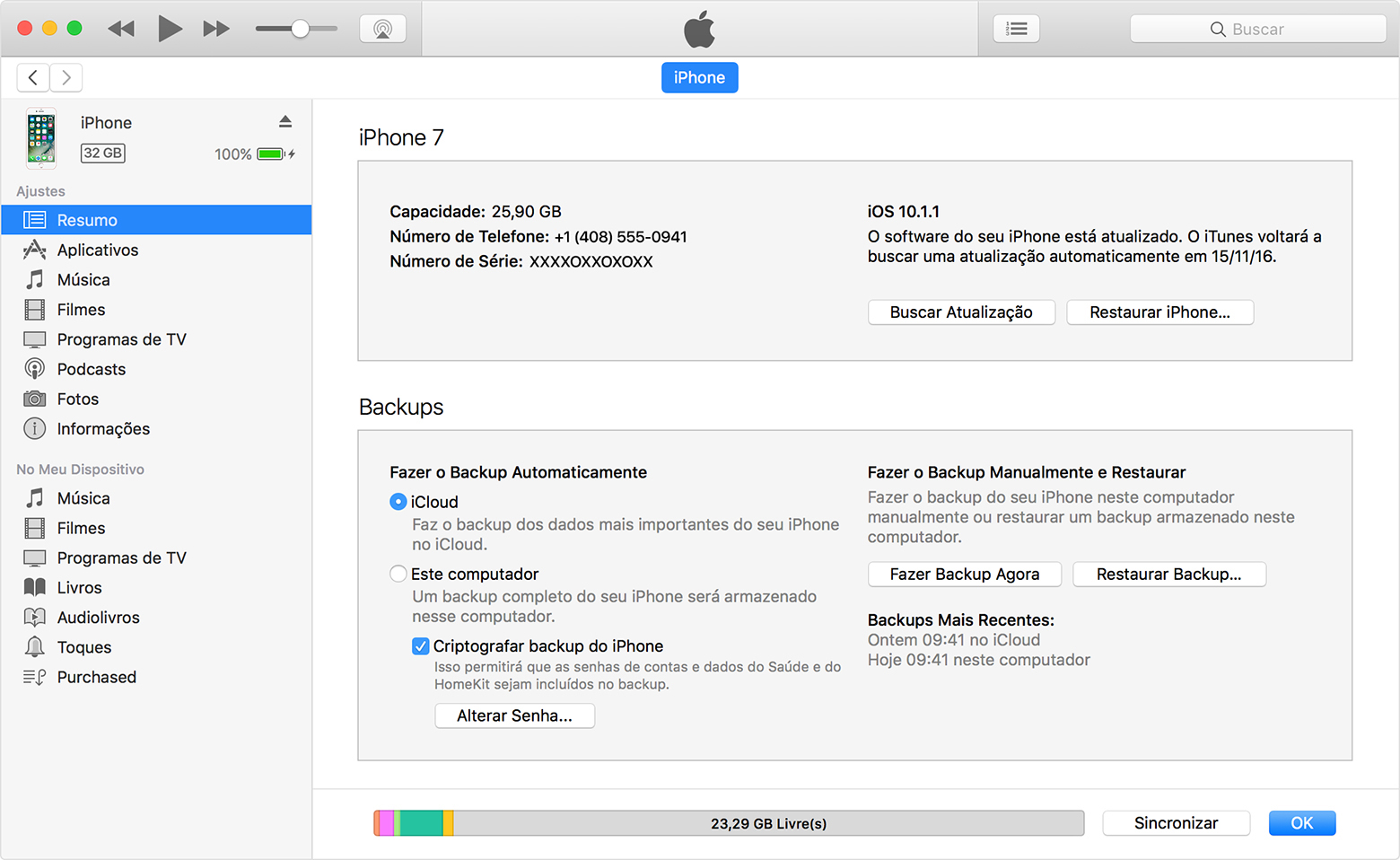 Como Fazer Backup Iphone