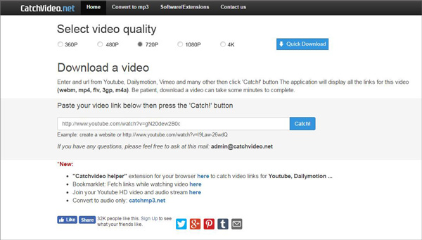 Capturar vídeos CatchVideo