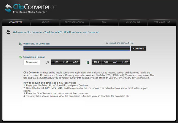 Capturar videos Clip Converter