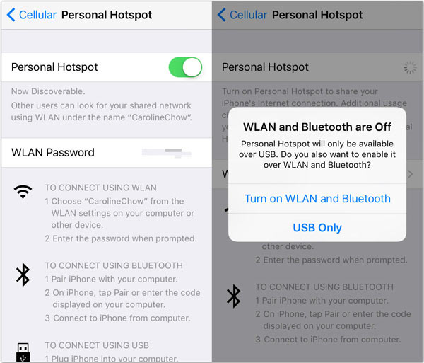 ¿Cómo activar el Hotspot en el iPhone?