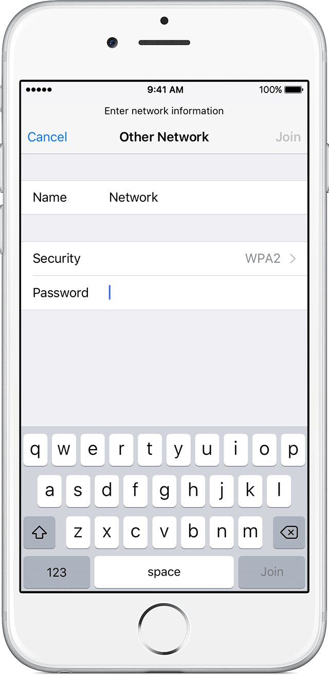 Conectar red wi-fi oculta contraseña