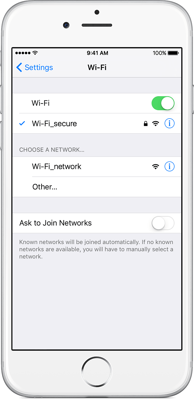Conectar red wi-fi segura