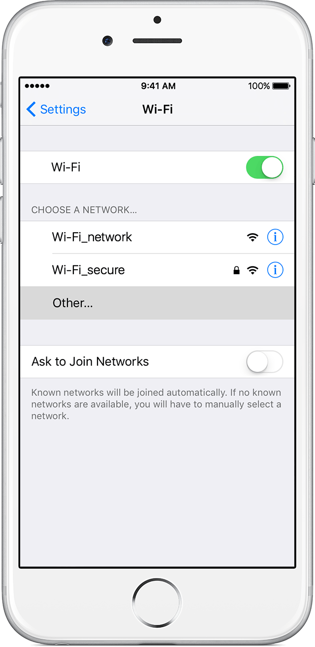 Conectar rede wi-fi oculta