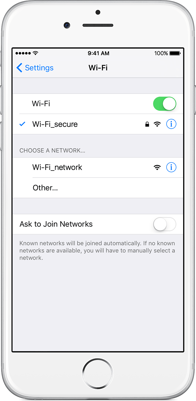 Conectar rede wi-fi segura