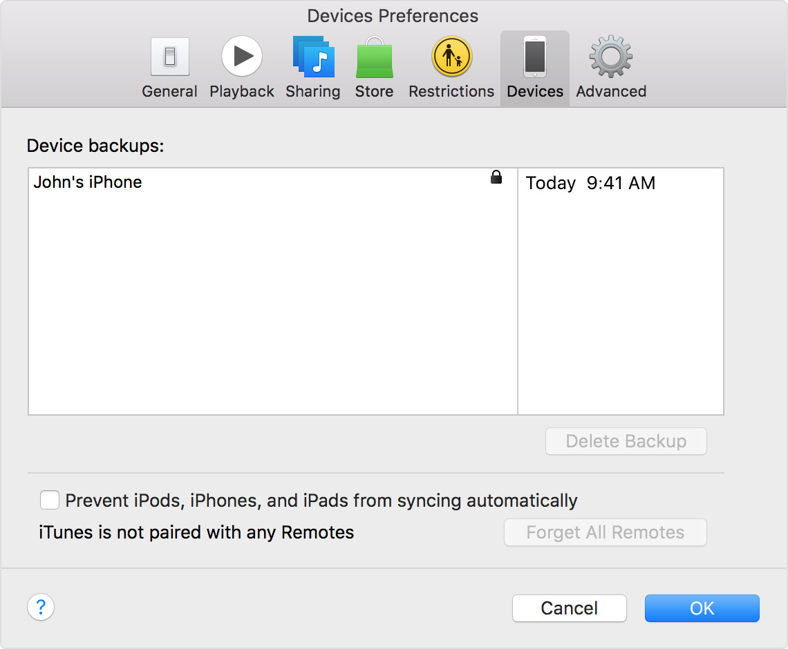 Copia de seguridad iPhone iTunes paso 5