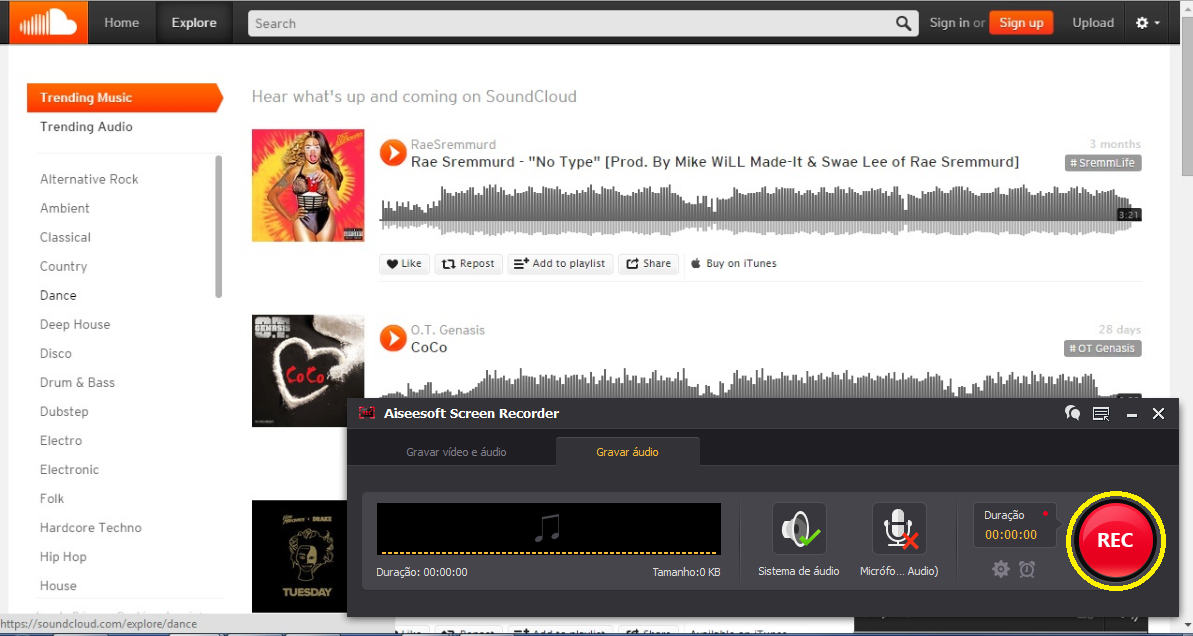 ¿Cómo grabar audios del SoundCloud?