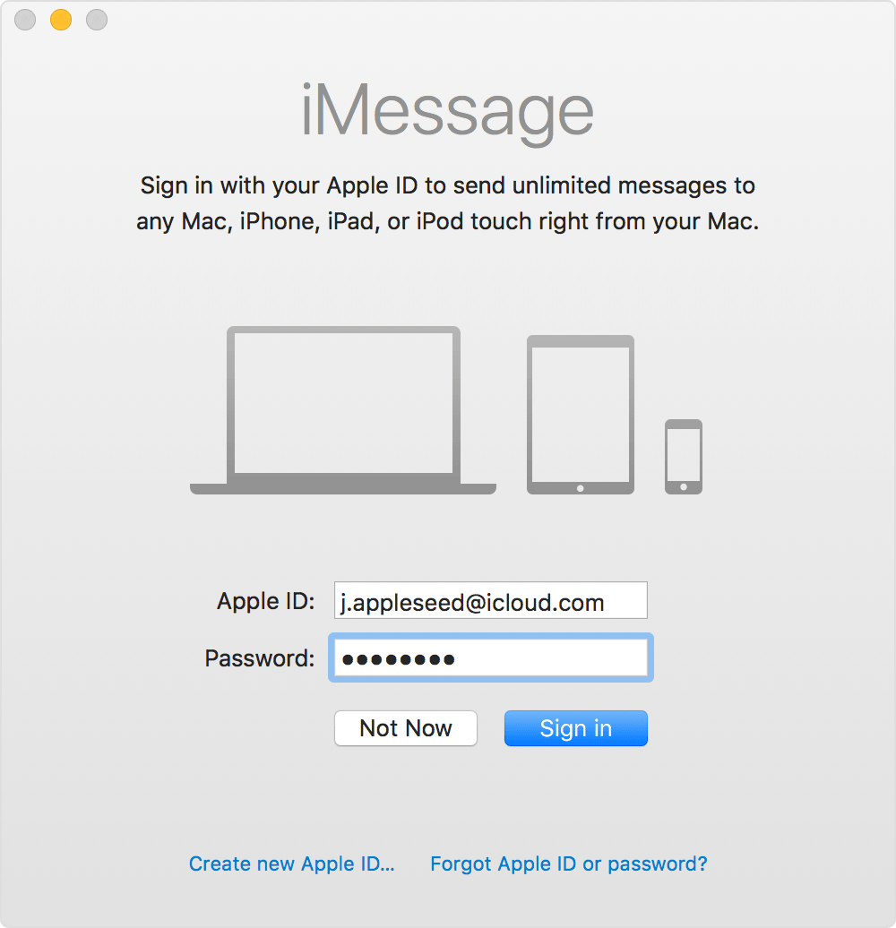 Configurar iMessage