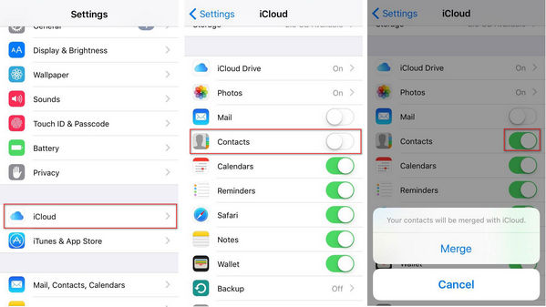 Sincronizar contatos iphone icloud