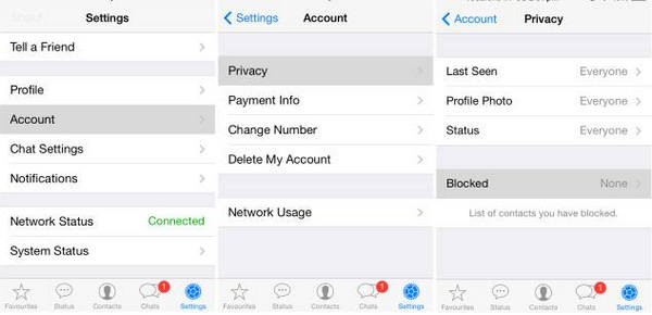 Bloquear contacto WhatsApp iPhone