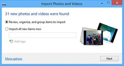 Transferir fotos iPhone Windows 8