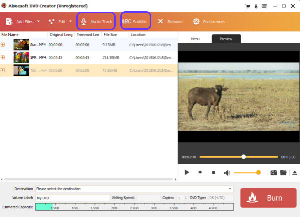 Paso 3 Poner audio a video