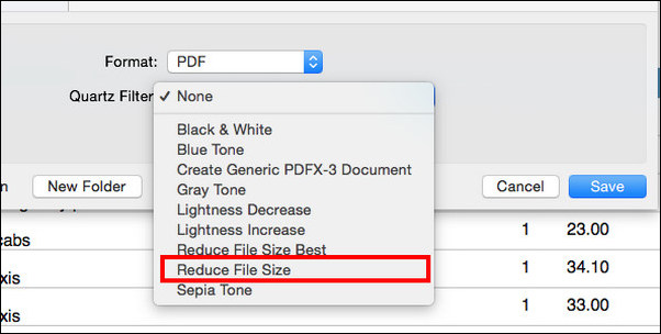 como reducir pds en mac