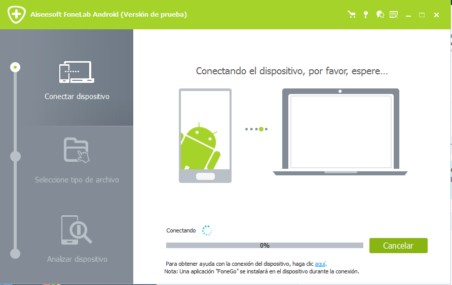 FoneLab Android - recuperar archivos borrados
