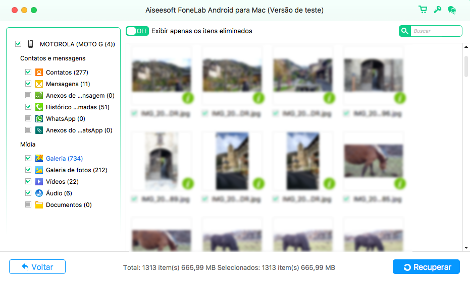 FoneLab Android Mac - recuperar fotos apagadas