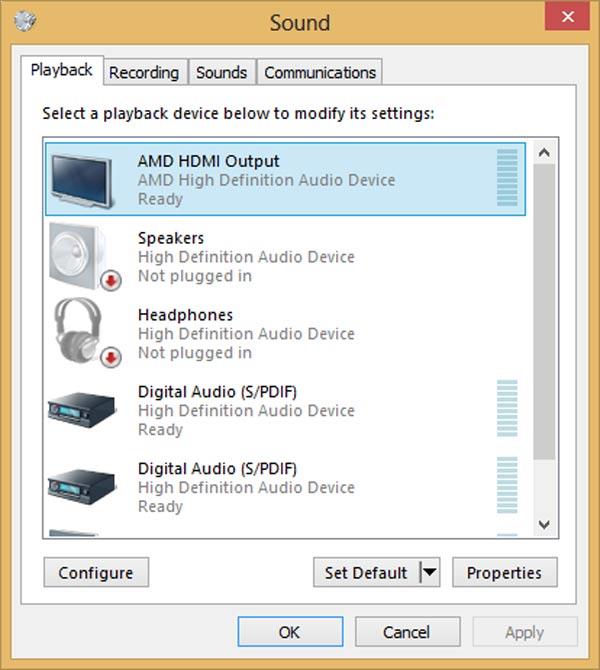 Salida de audio HDMI