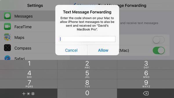 sincronizar mensajes entre iphone y mac