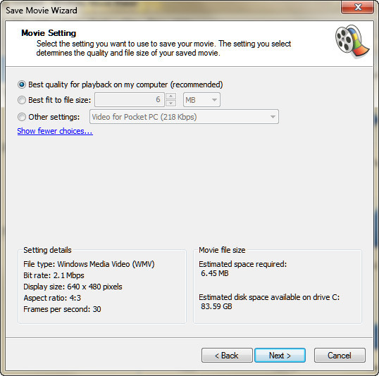 Informações sobre arquivos WLMP Informações sobre arquivos WLMP