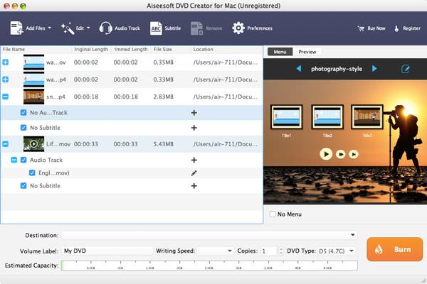 grabador de dvd para mac