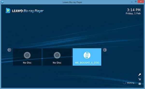 leawo blu ray player keyboard controls