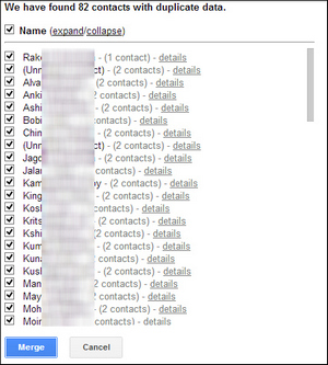 passo 3 juntar contatos duplicados com gmail