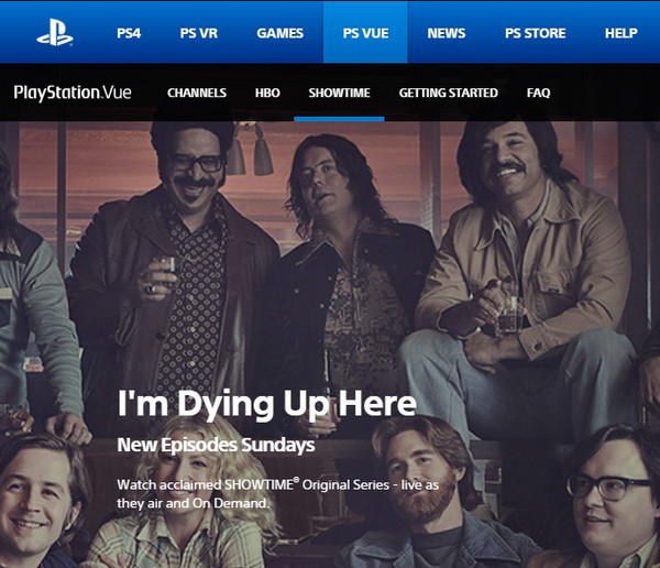sony playstation vue